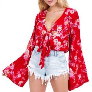 NWT Free People 40’s Feel Bodysuit